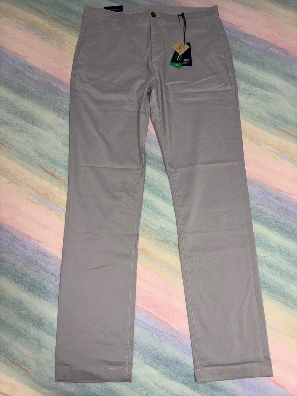 Faherty‎ Movement 5-Pocket Pant fossil mens size 35 NwT